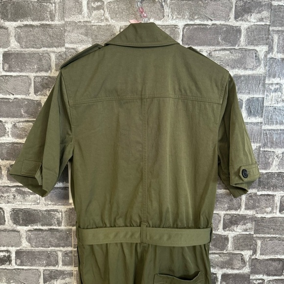 NWT Helmut Lang Khaki Utility Jumpsuit burnt olive - Picture 14 of 16